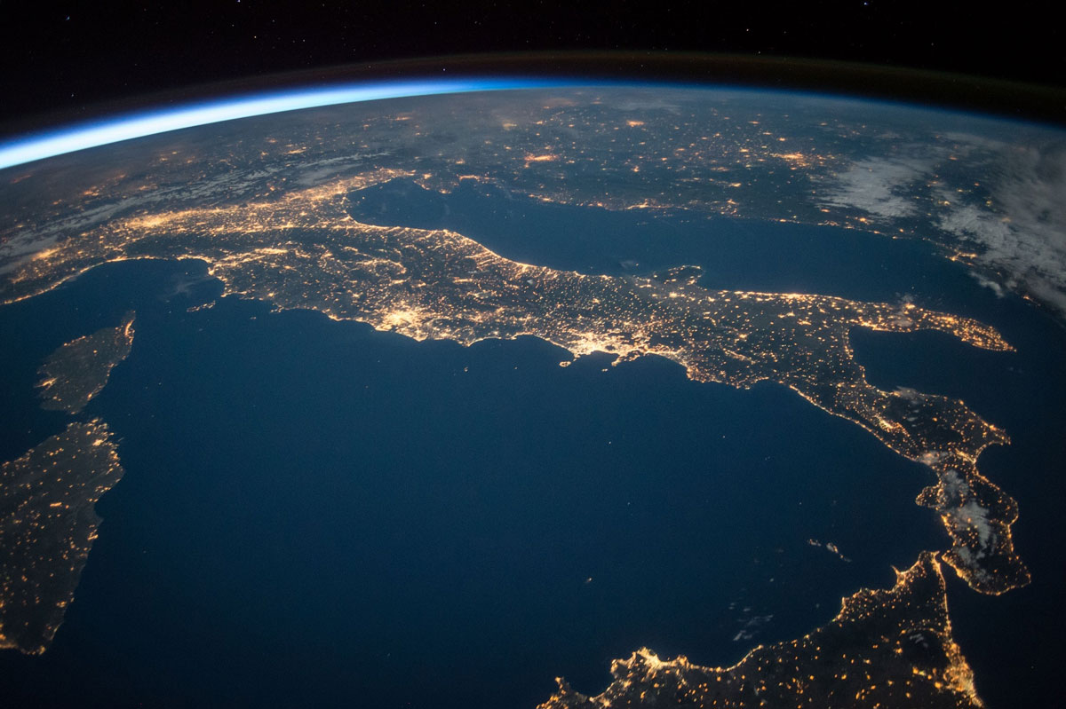 Italy from space